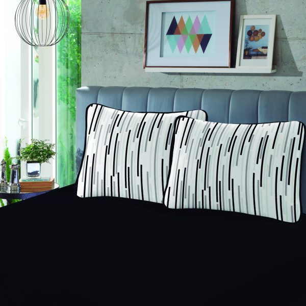 Jogo de Cama King Rubi 3Pcs 100% Algodão Estampado